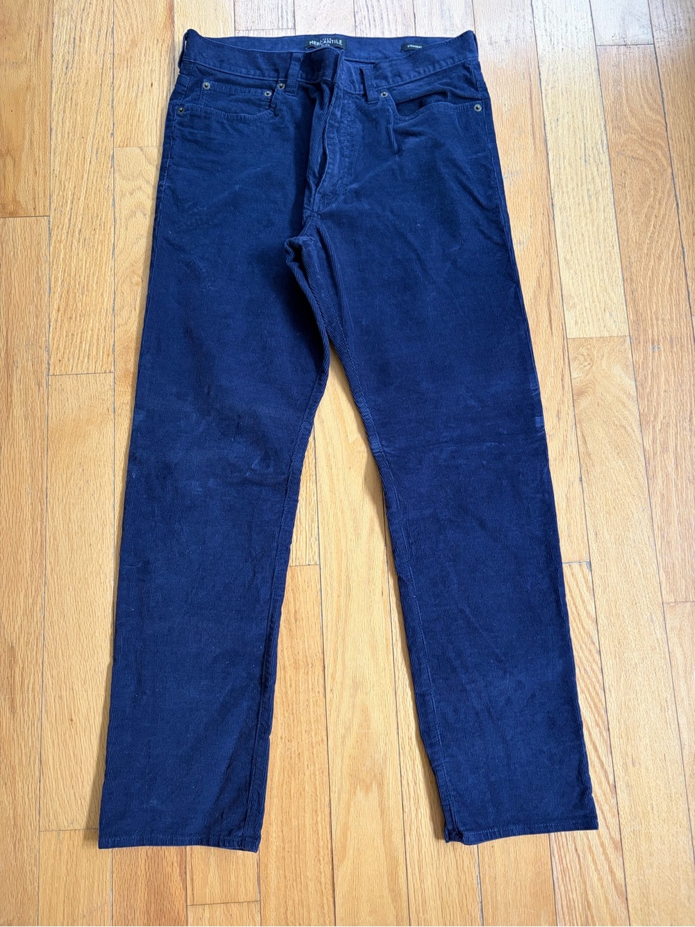 J. Crew 31/30 Men's Navy Corduroy Pants - straight fit